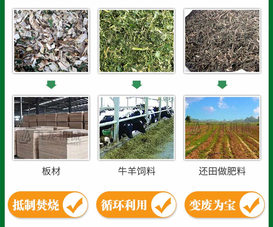 園林樹(shù)枝粉碎機產(chǎn)品應用